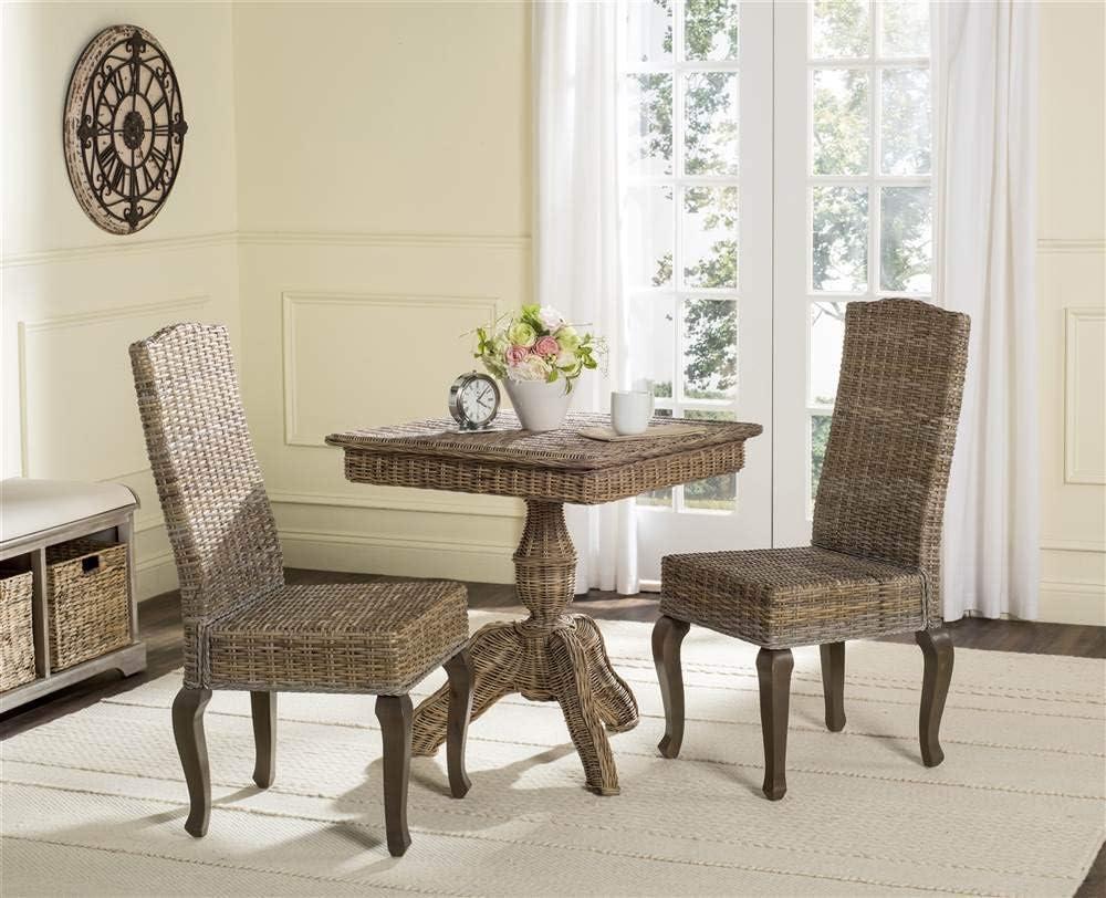 Milos Dining Chair (Set of 2) - Grey - Safavieh