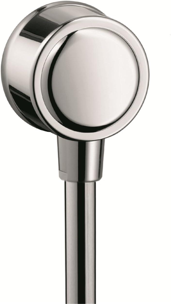 Polished Nickel Modern Wall-Mounted Shower Outlet