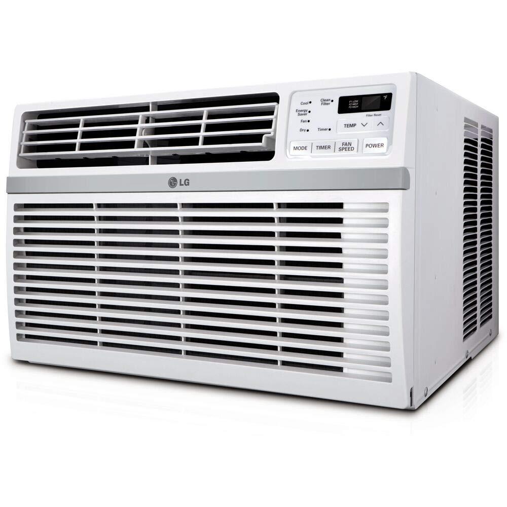 LG 6,000 BTU 250 Sq.ft High Efficiency Window AC, Cools 260 Sq.ft., White, LW6019ER