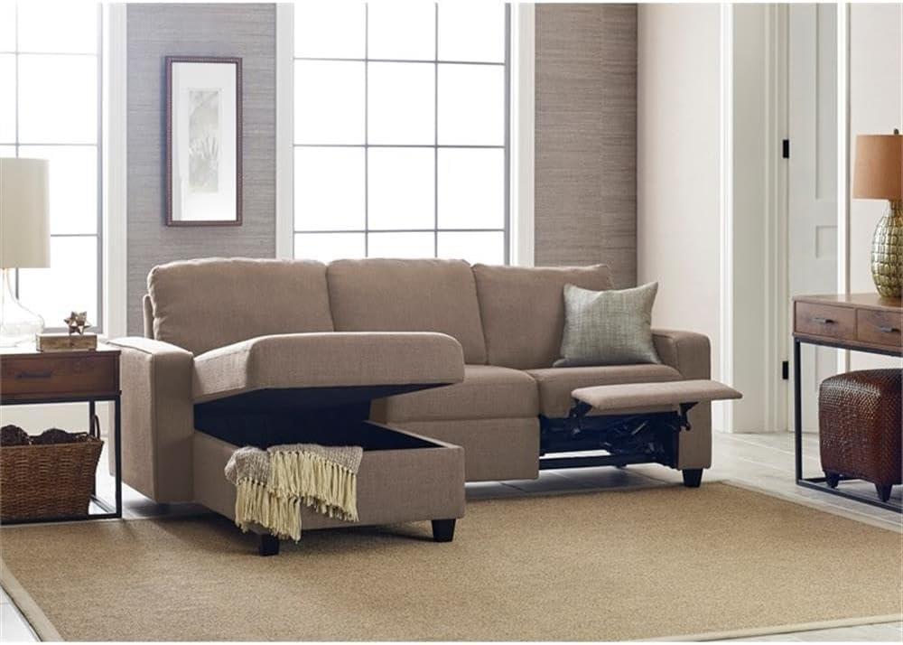 Serta Palisades Reclining Sectional Sofa with Storage Chaise