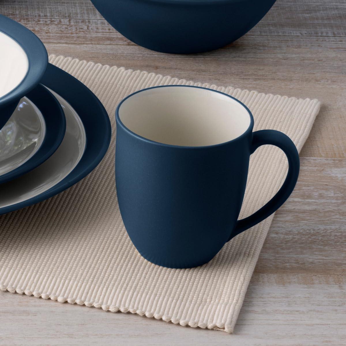 Noritake Colorwave Blue 4-Piece Square Place Setting