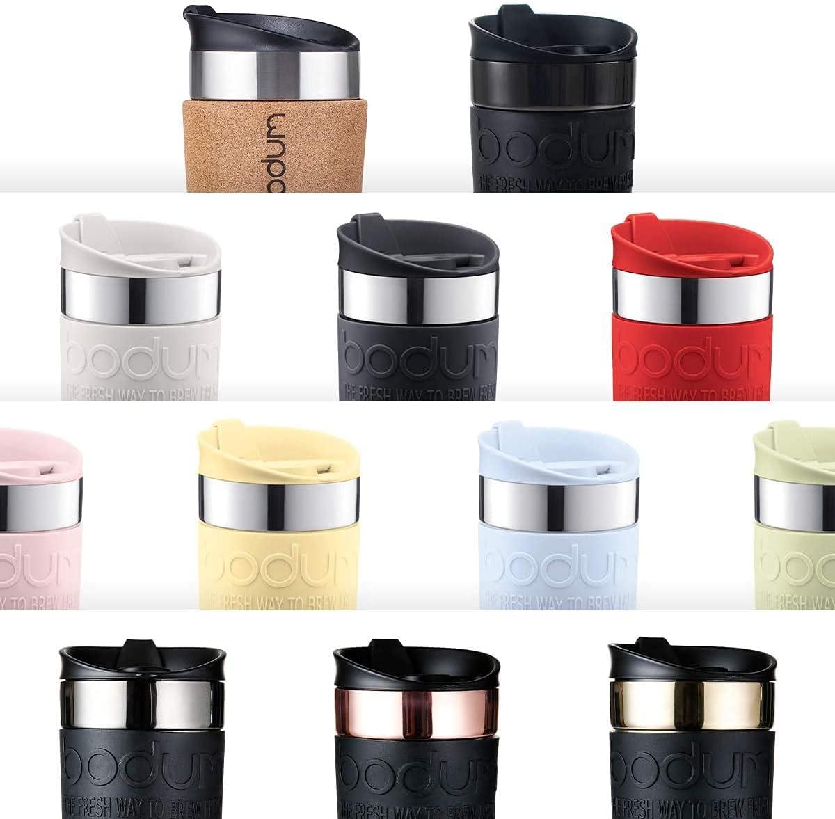 Bodum 11068-01 Vacuum Travel Mug, 0.35 L - Small, Black 1 Count (Pack of 1)