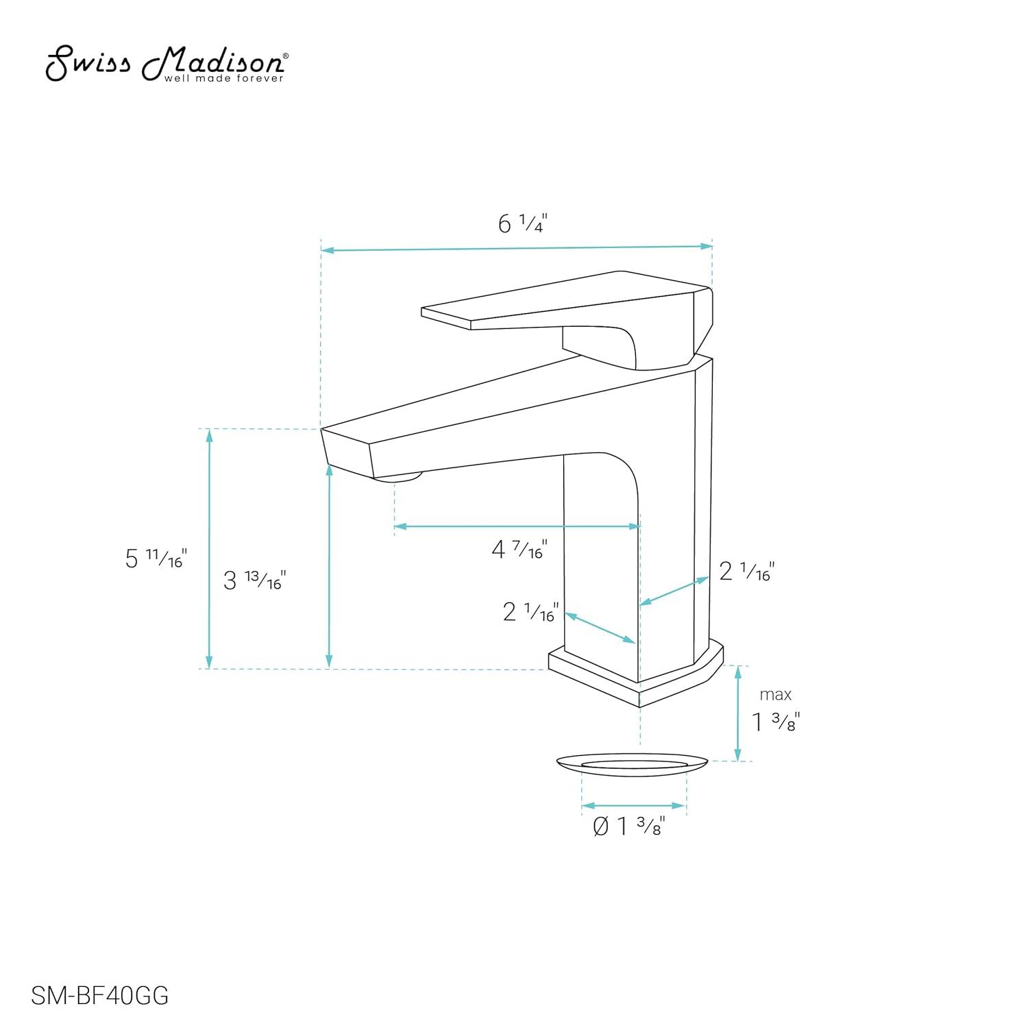 Voltaire Single Hole, Single-Handle, Bathroom Faucet