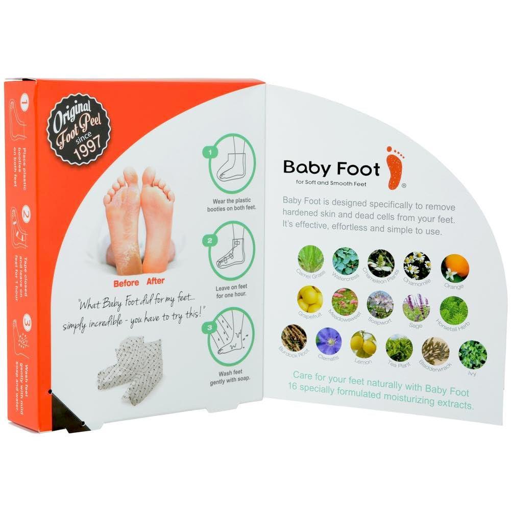 Baby Foot Exfoliation Foot Peel for Men - 1 Hour Treatment