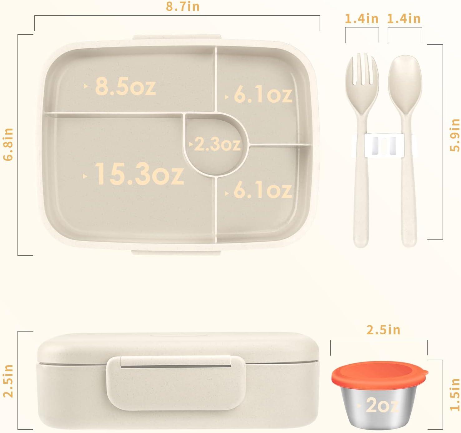 Eco-Friendly White Insulated Stainless Steel Bento Lunch Box