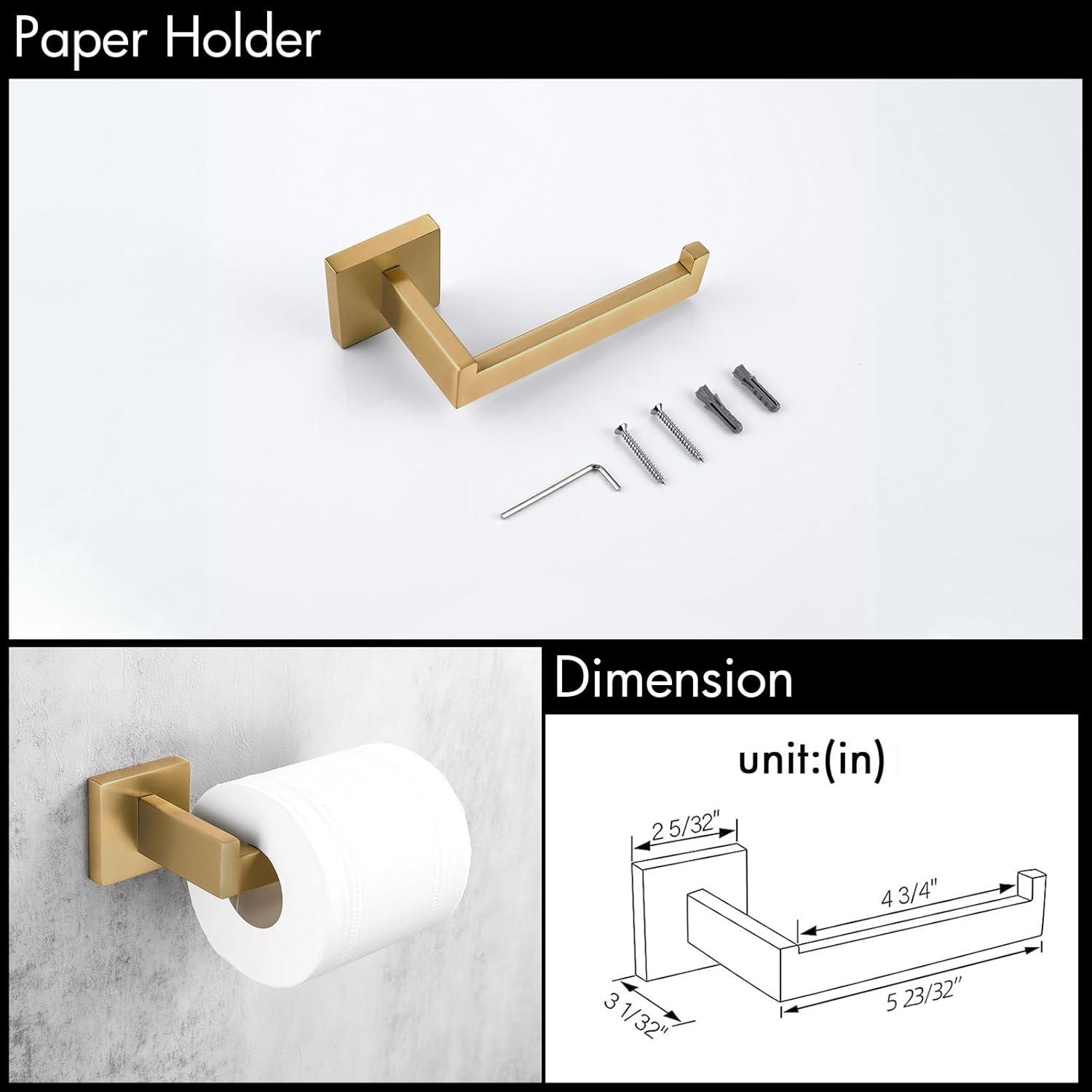 4 - Piece Bathroom Hardware Set