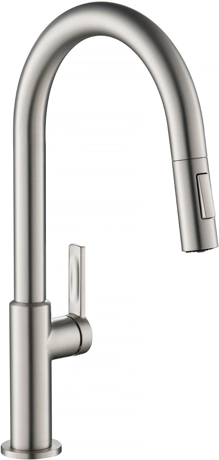 KRAUS Oletto Single Handle Pull Down Kitchen Faucet