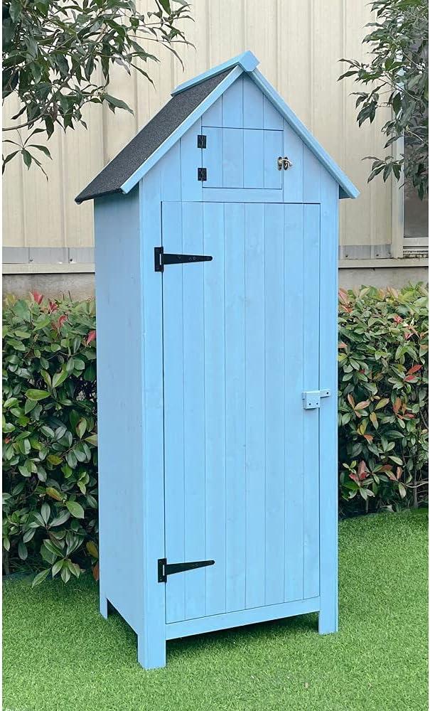 2 ft. 5 in. W x 2 ft D Solid Wood Storage Shed