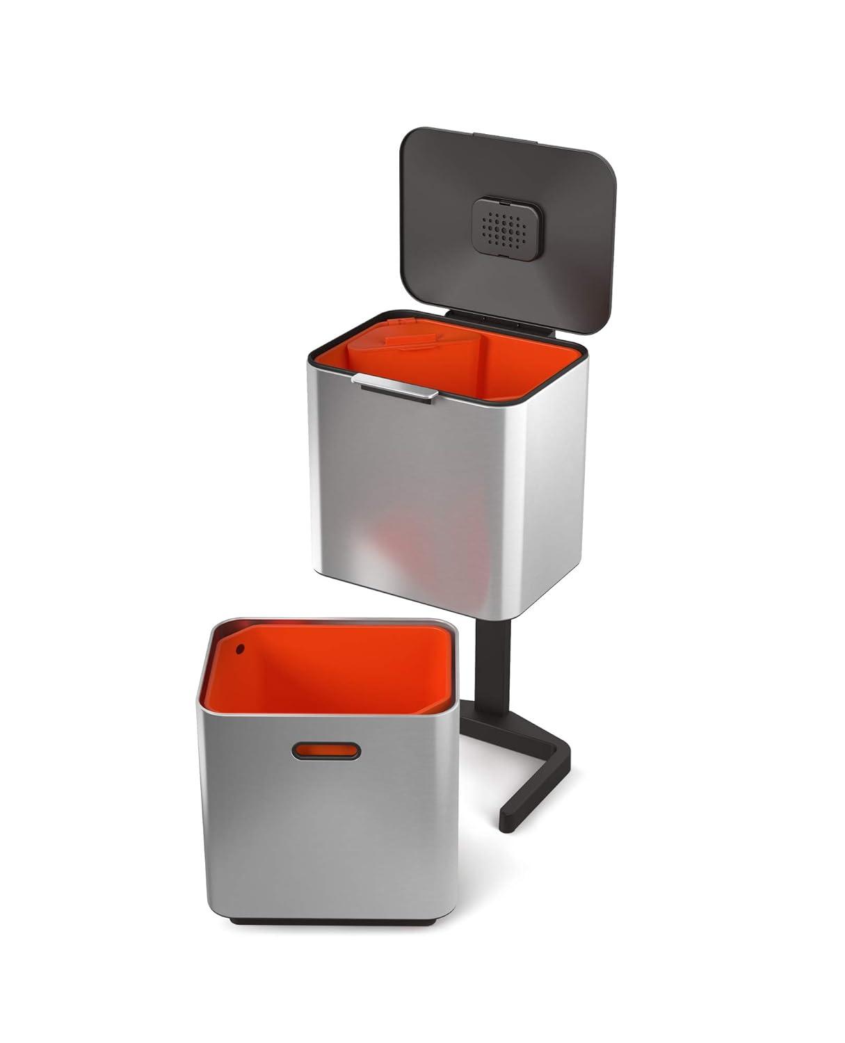 Joseph Joseph Totem Waste & Recycling Dual Kitchen Trash Can