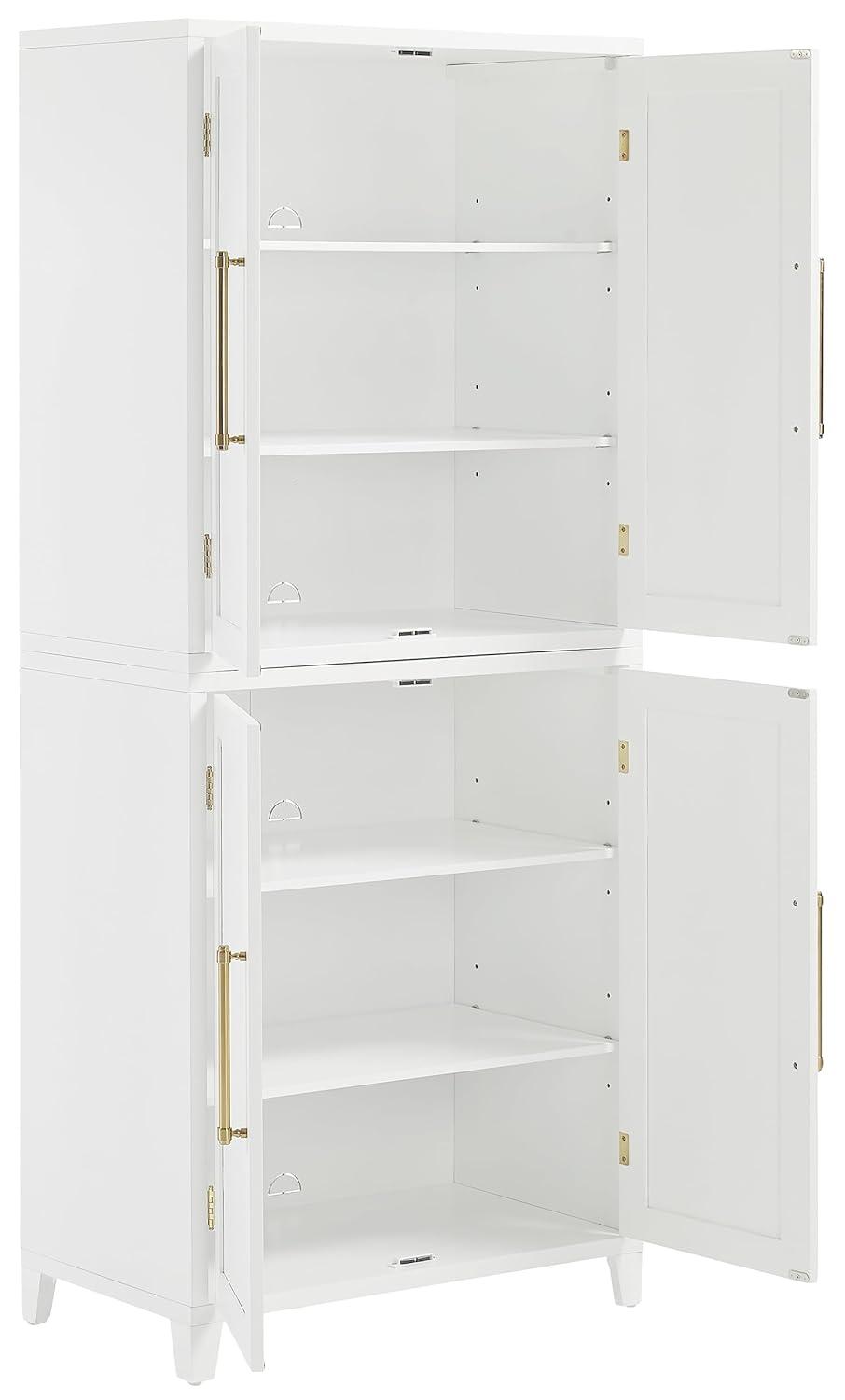 Crosley 70" Roarke Kitchen Pantry Storage Cabinet White