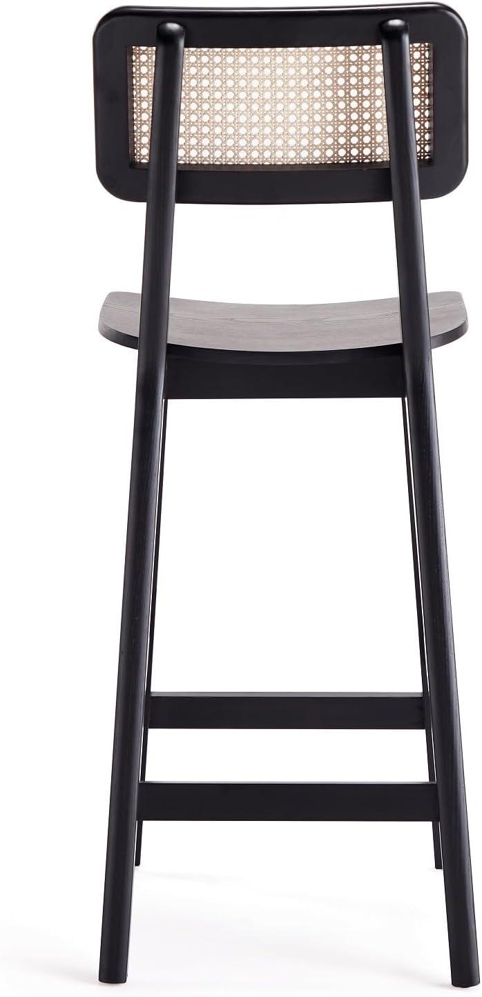 Versailles Wood Counter Height Barstool - Manhattan Comfort