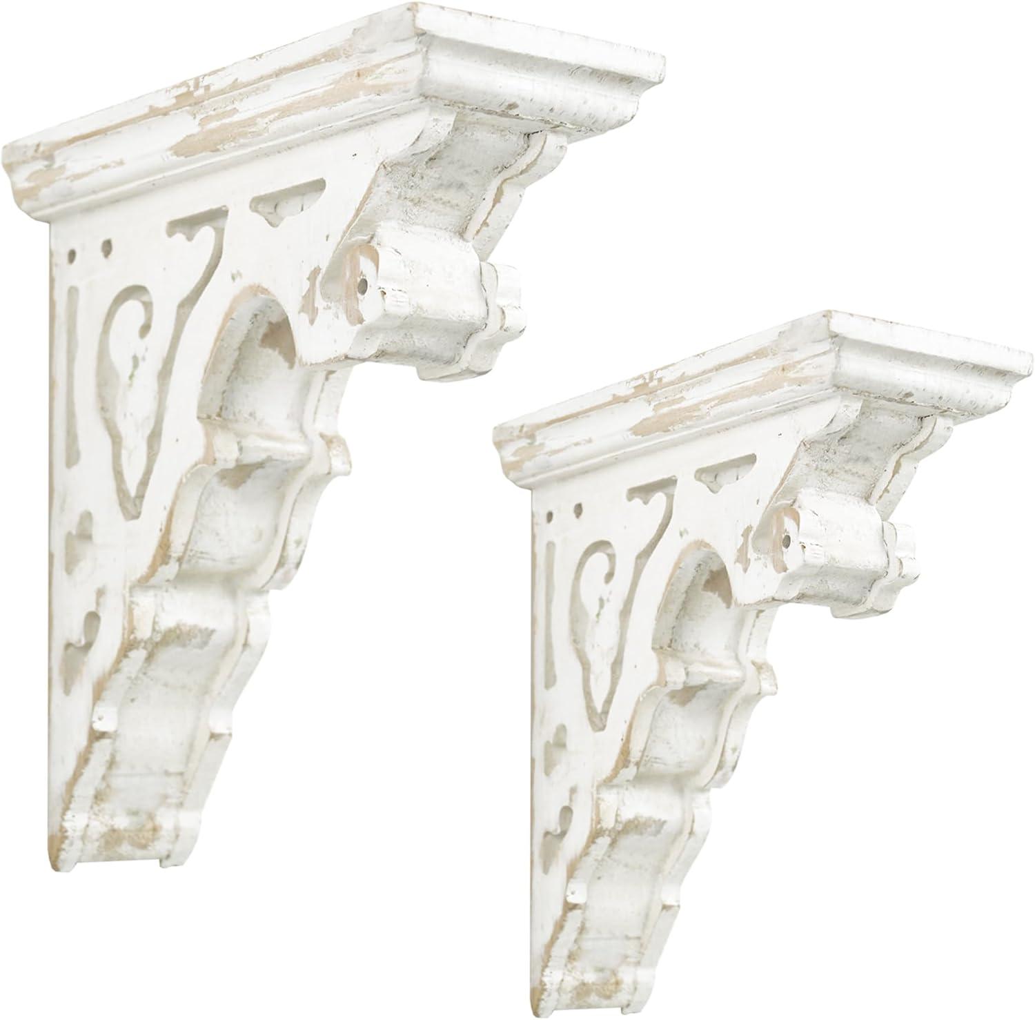 Ophelia & Co. Vintage Shabby Wood Corbels/ Brackets (Set of 2)