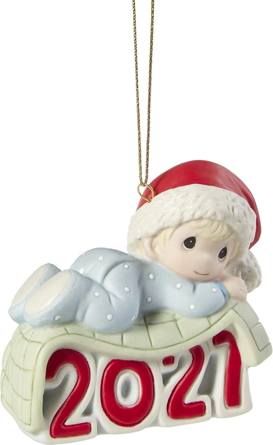 Baby's 1st Christmas Dated Boy Ornament