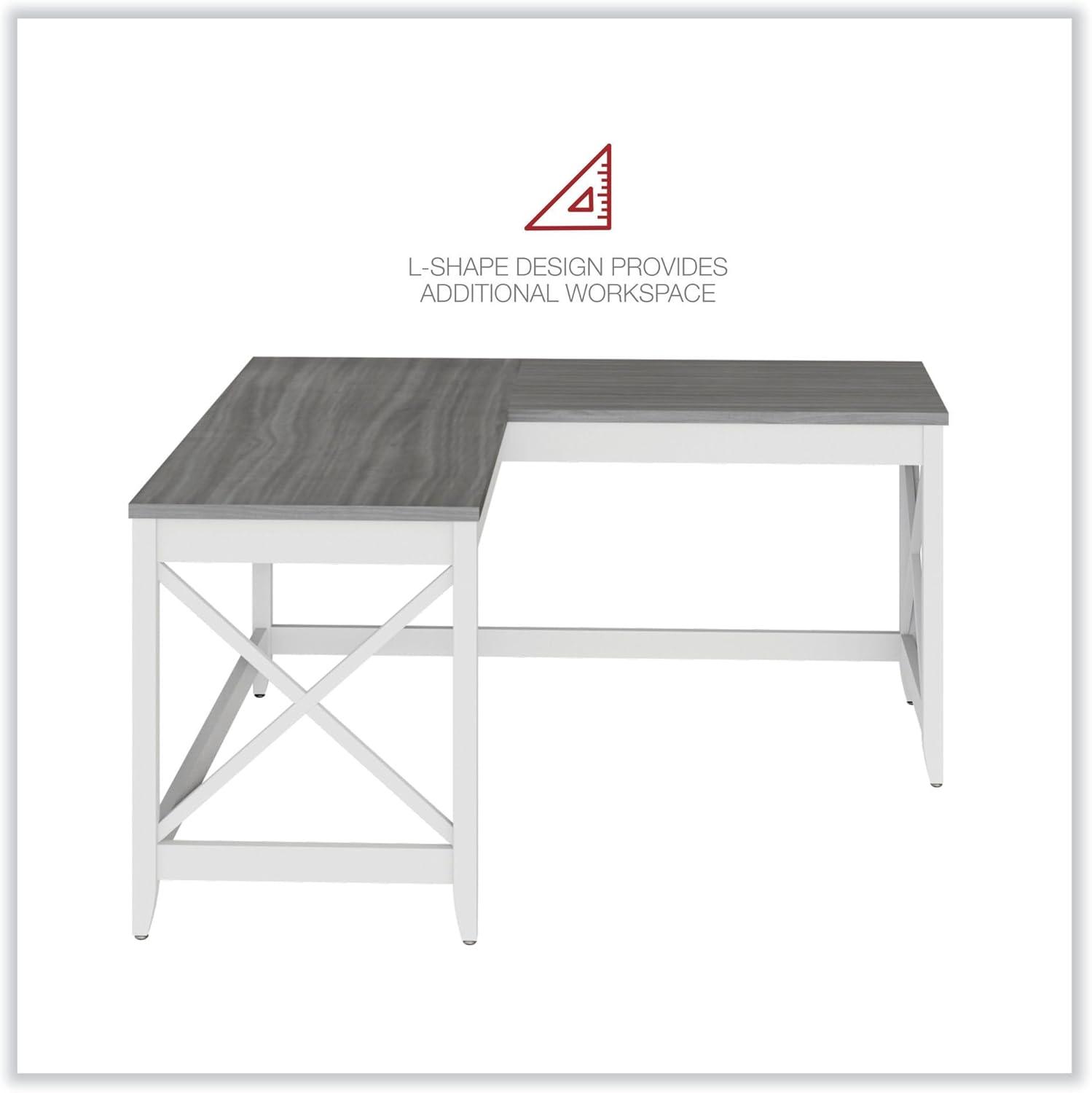 Workspace by Alera® L-Shaped Writing Desk