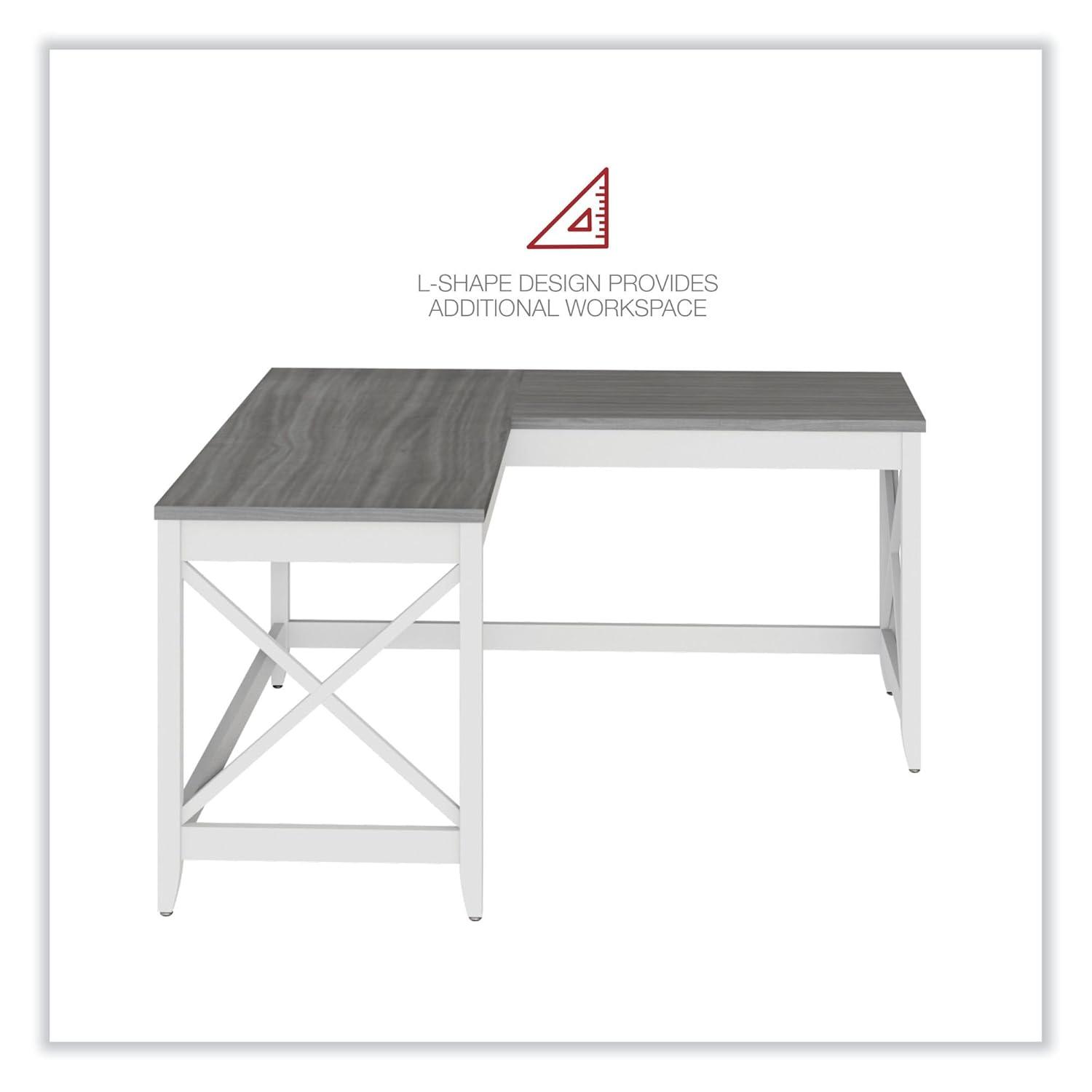 Workspace by Alera® L-Shaped Writing Desk