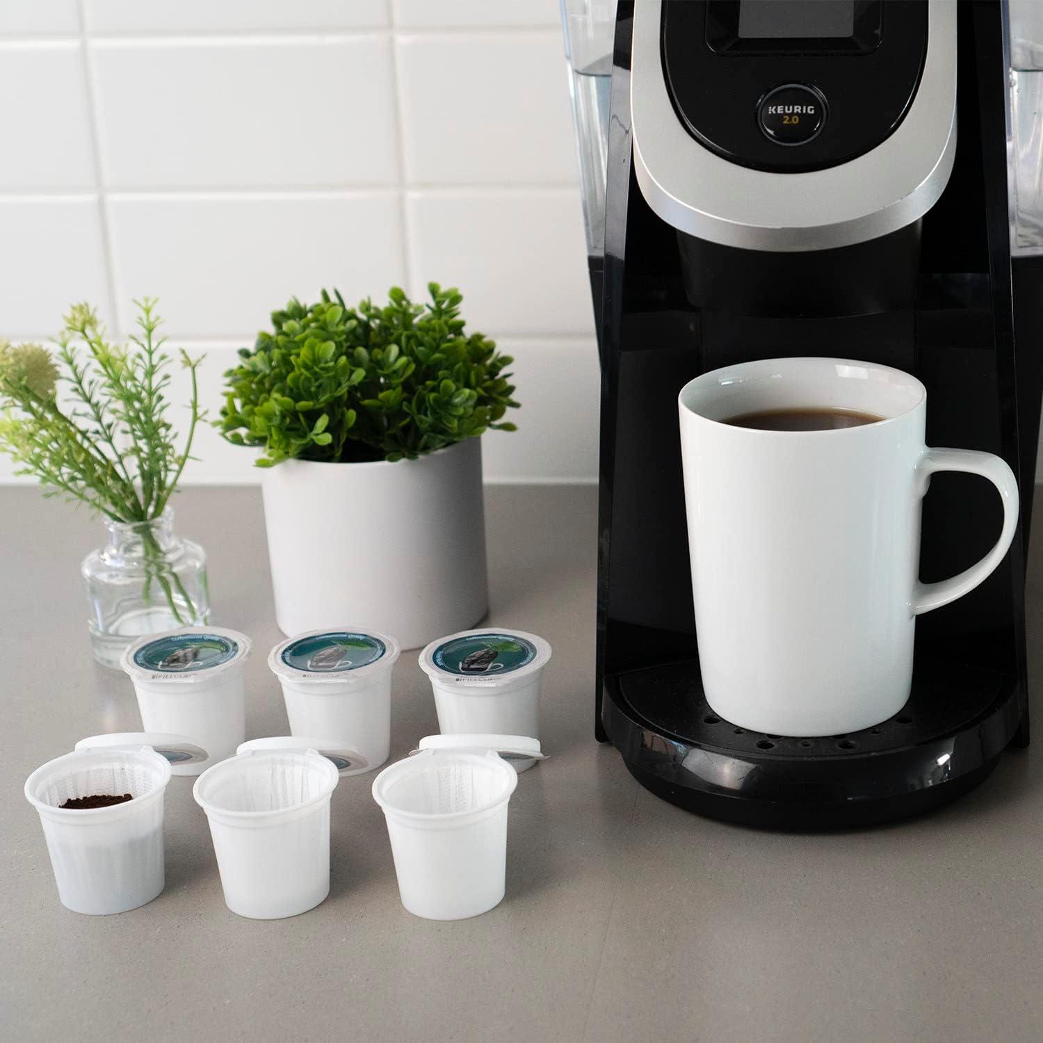 iFillCup Pods-42 Red fillable single-serve coffee pods for use in Keurig brewers. Fill your own fresh coffee in these airtight pods for a great tasting brew.