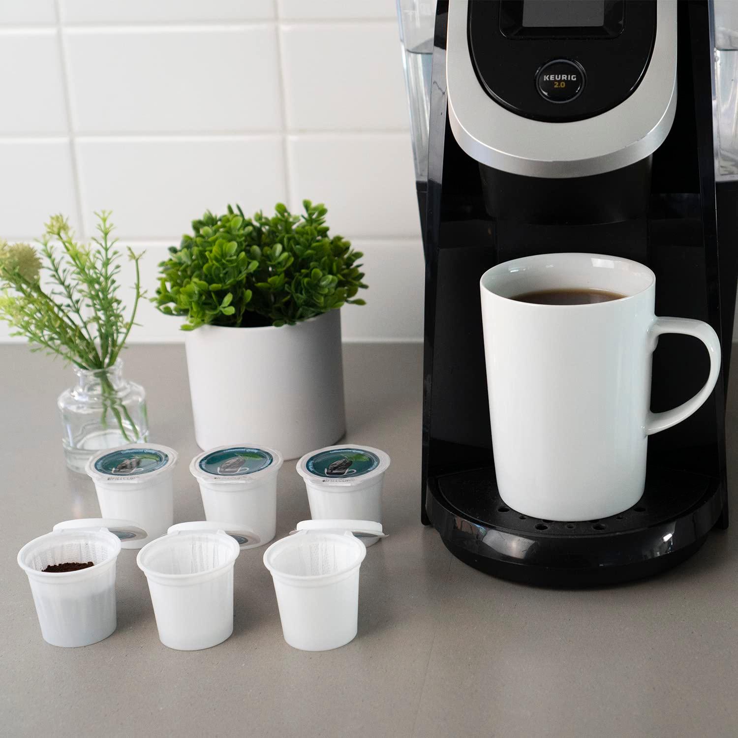 iFillCup Pods – 42 pack Fillable and Reusable Pods for use in Keurig brewers. Zero sediment Gold Medal Champion coffee quality. Universally compatible in single and multi-needle brewers. | Red