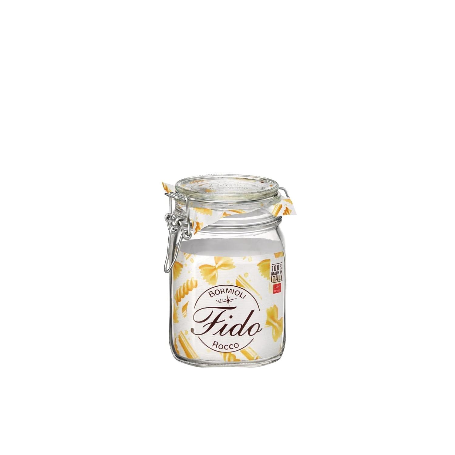 Bormioli Rocco Fido 33.75oz Glass Canning Jar
