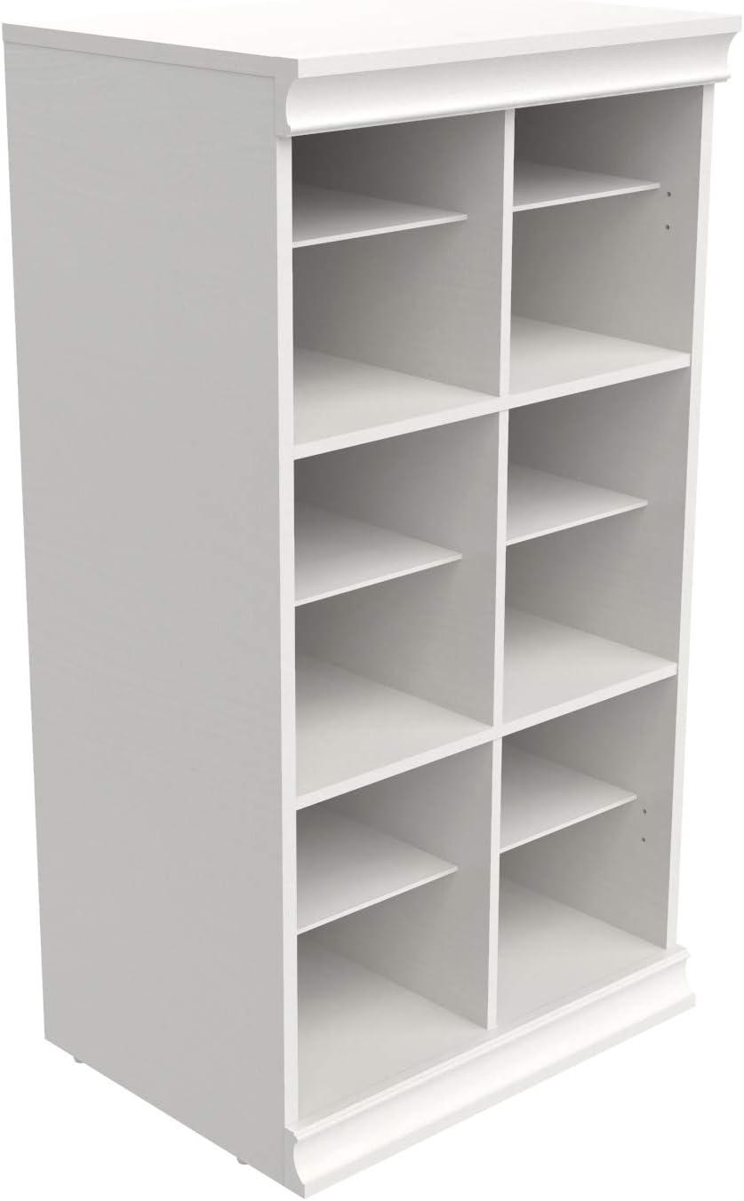 ClosetMaid Modular Closet Stackable Divided Shelf Unit