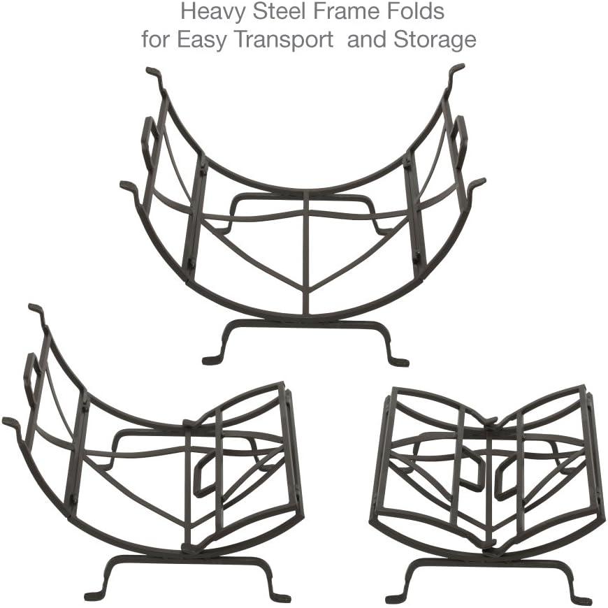 Abianna 22'' W Metal Log Rack