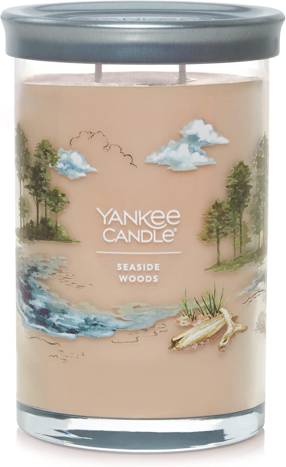 Yankee Candle Signature Large 2-Wick Candle, Seaside Woods, 20 oz