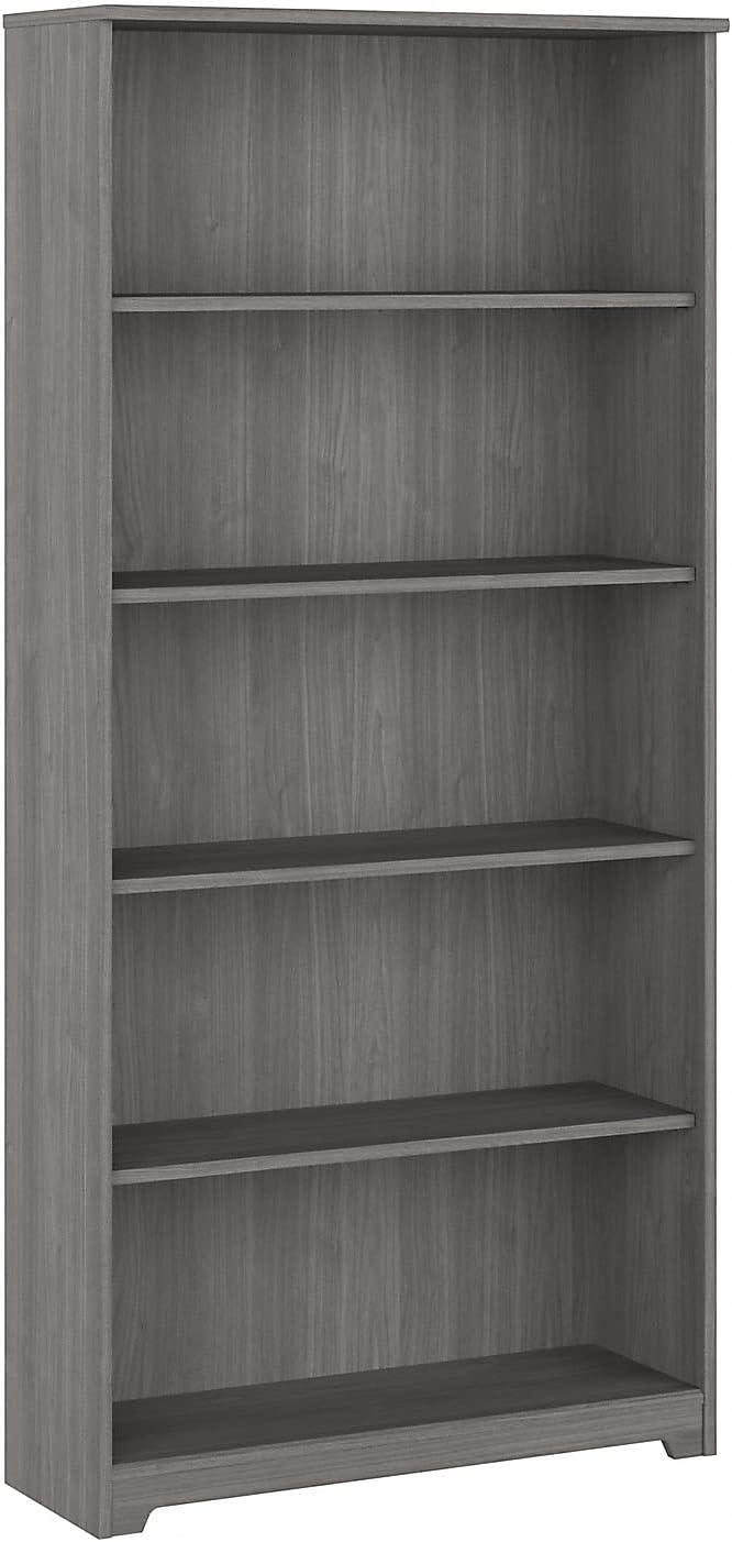 Cabot 5 Shelf 66" Standard Bookcase