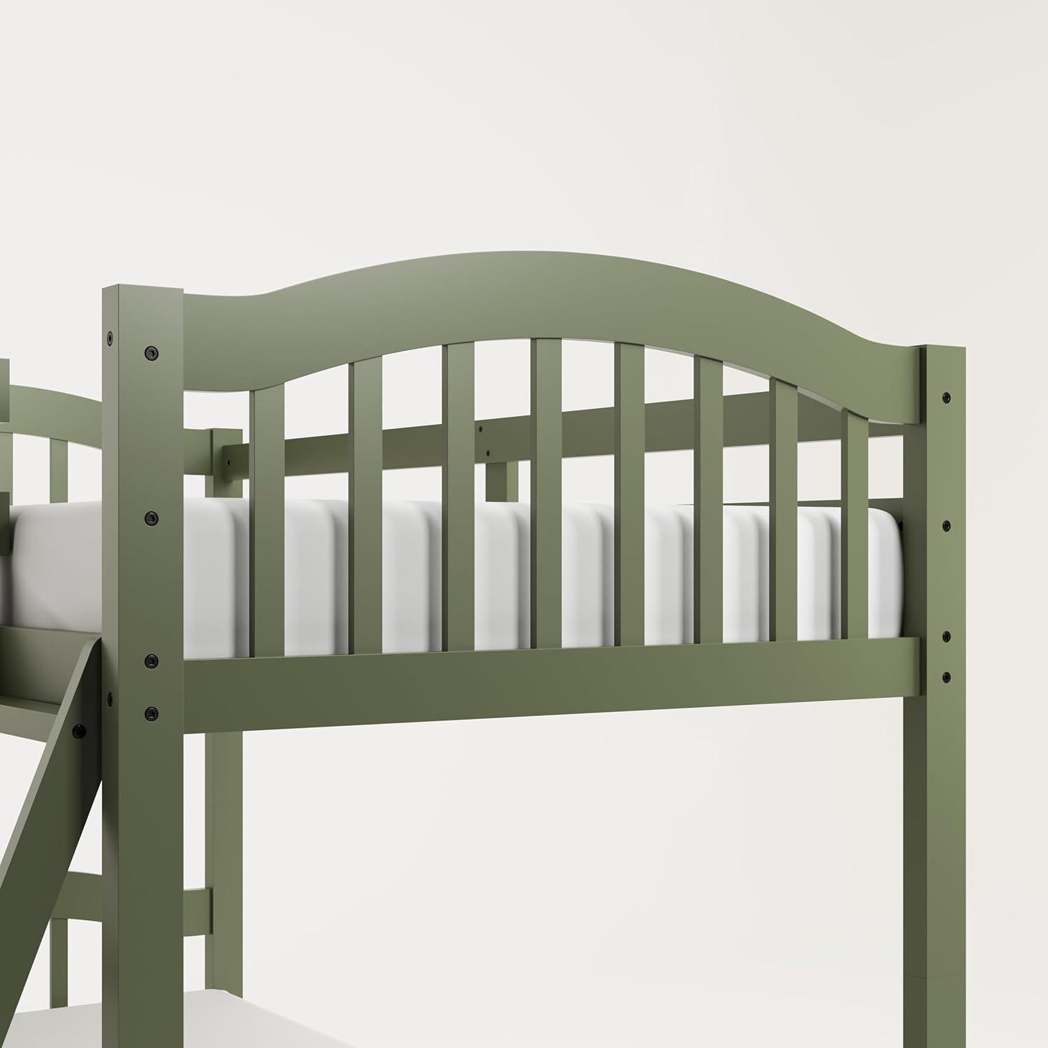 Long Horn Twin Over Twin Solid Wood Standard Bunk Bed by Storkcraft