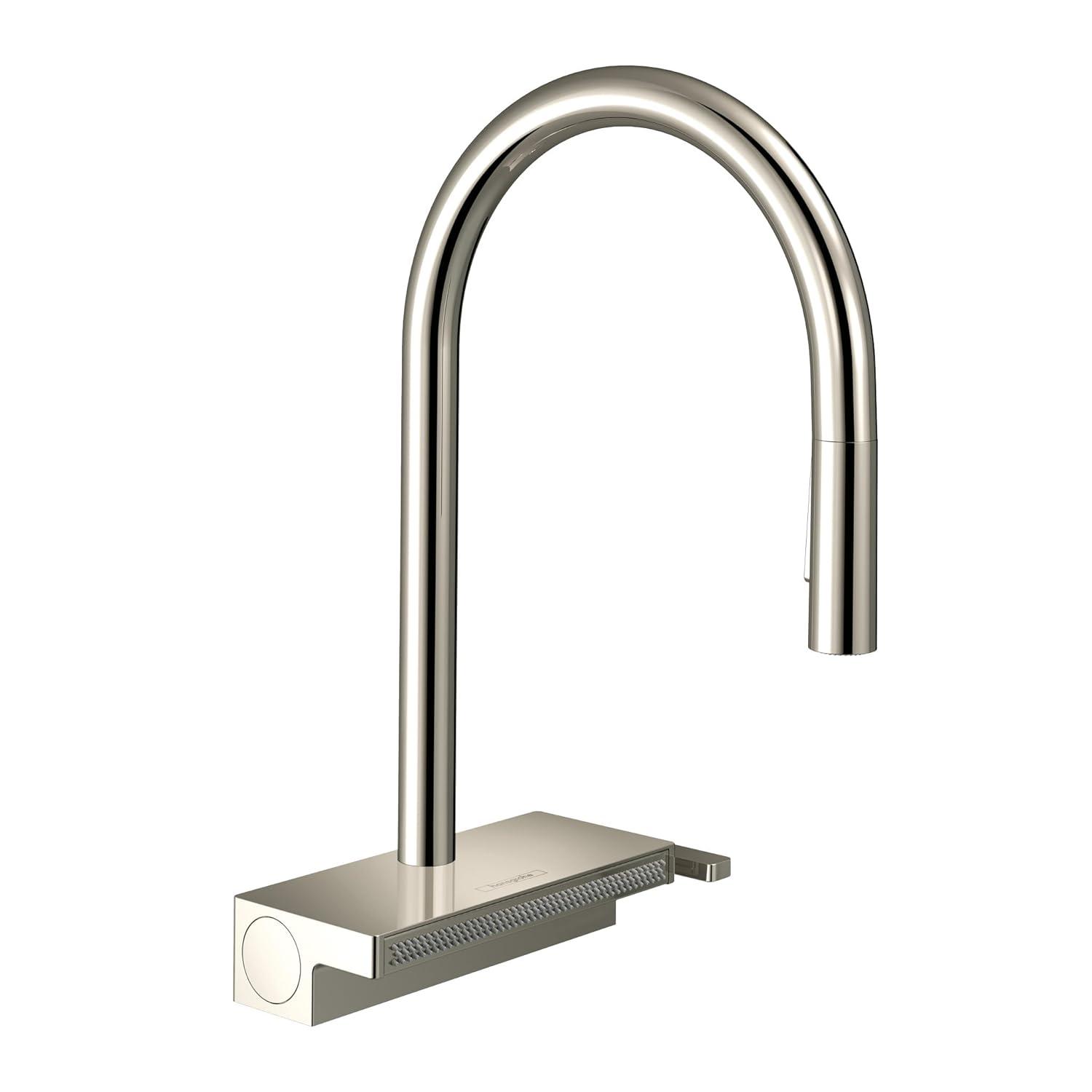 Aquno Select 3-Spray Kitchen Faucet with Pull-Down Spout, 1.75