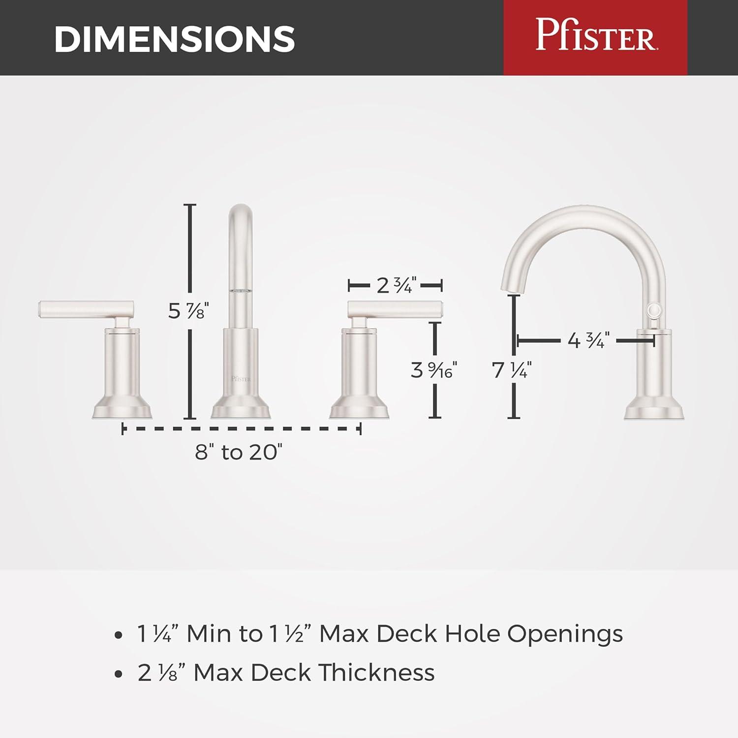 Capistrano Widespread Bathroom Faucet with Drain Assembly