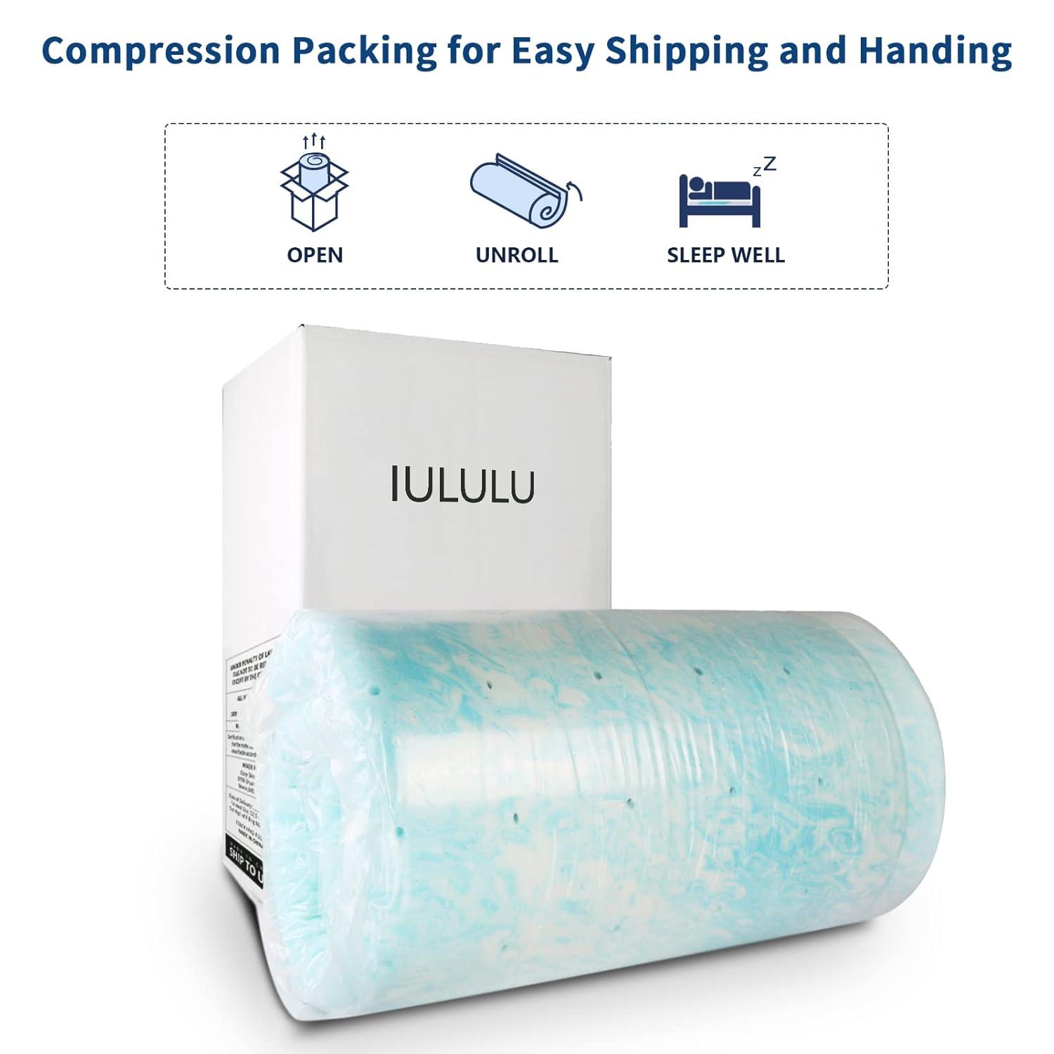 Mattress Topper, Queen Size Memory Foam Mattress Topper,Pressure Relief for Back Pain, 4 Inches