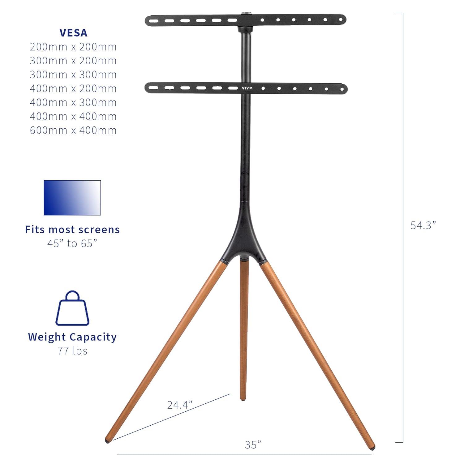 Vivo VIVO Easel Studio TV Floor Stand for 45" - 65" Screens (TV65A series)