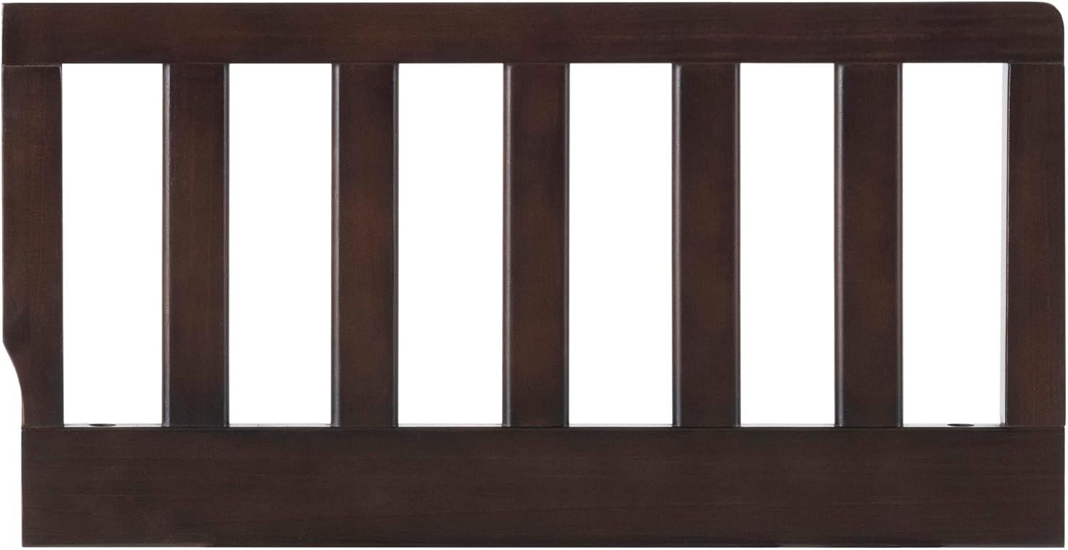 Oxford Baby Nolan Modern Wood Toddler Guard Rail in Espresso Finish