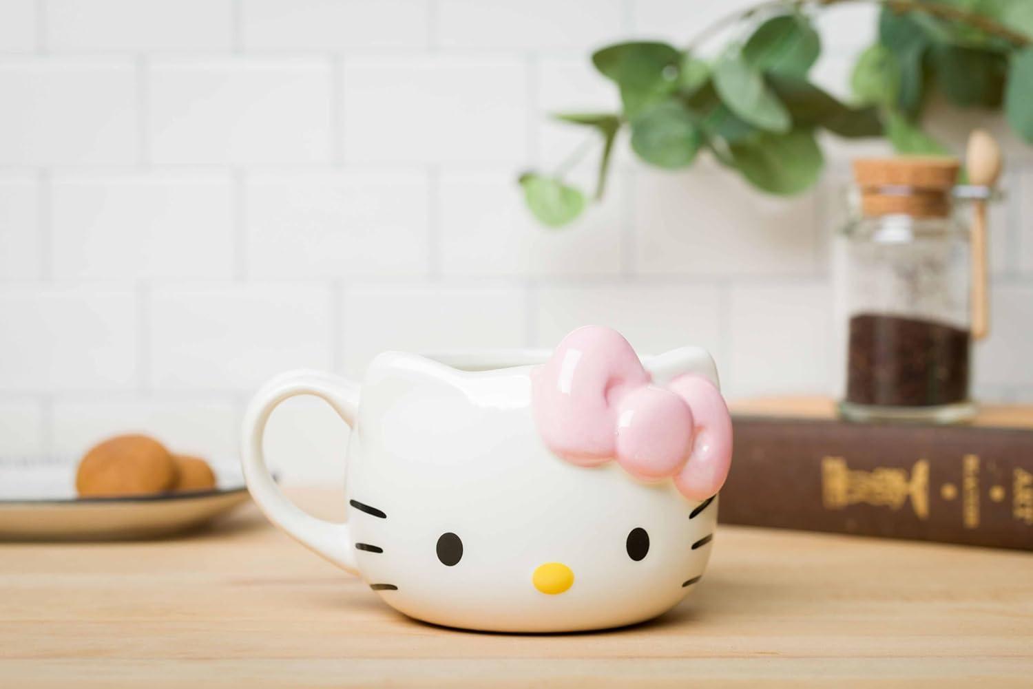 Hello Kitty Pink Bow 20oz 3D Sculpted Ceramic Mug