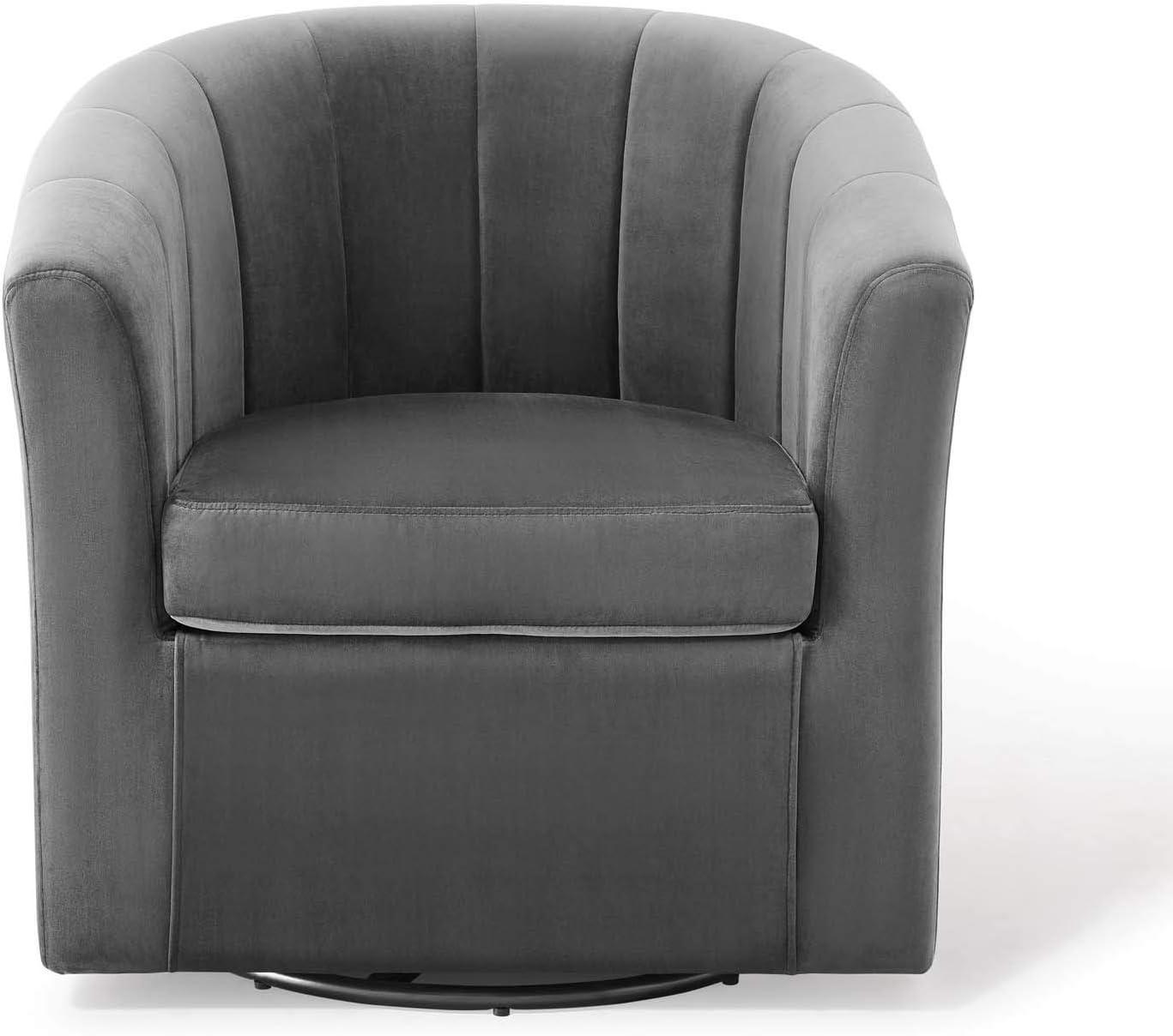 Modway Prospect Performance Velvet Swivel Armchair