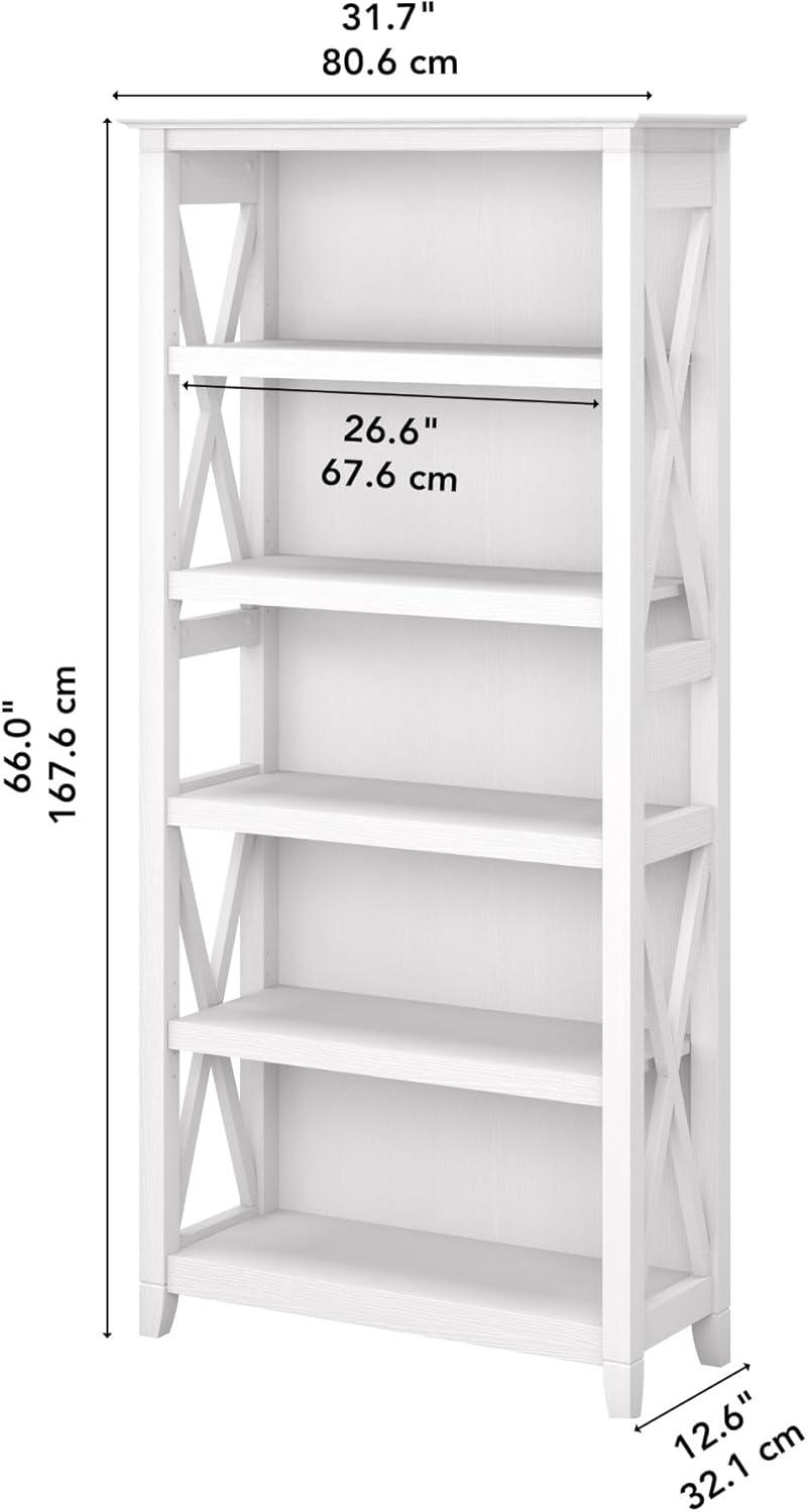 5 Shelf Key West Bookcase - Bush Furniture