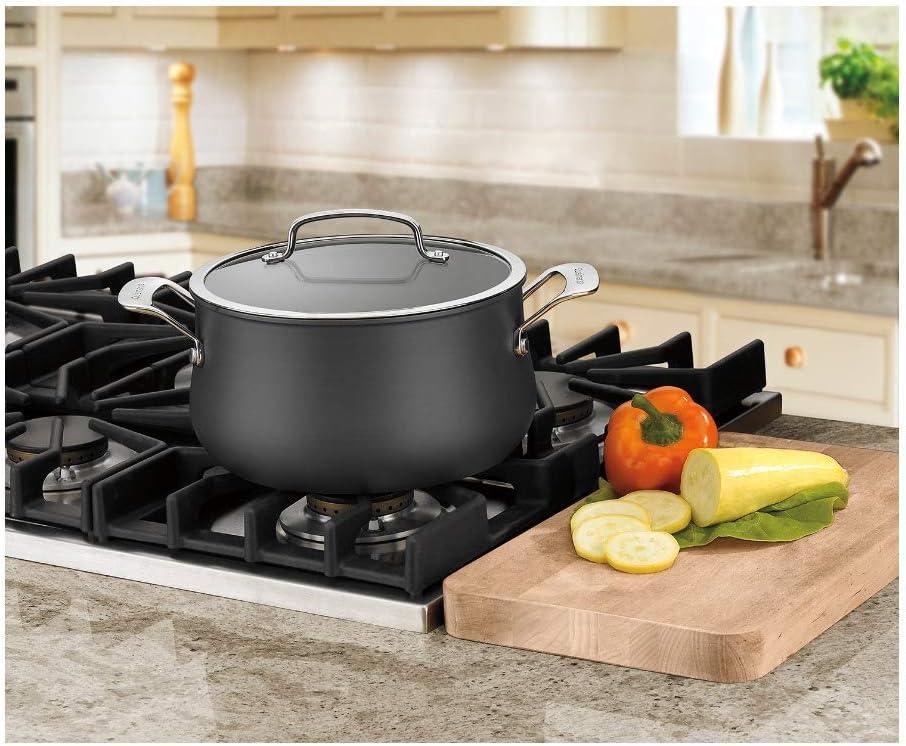 Cuisinart 5-Quart Black Aluminum Non-Stick Dutch Oven