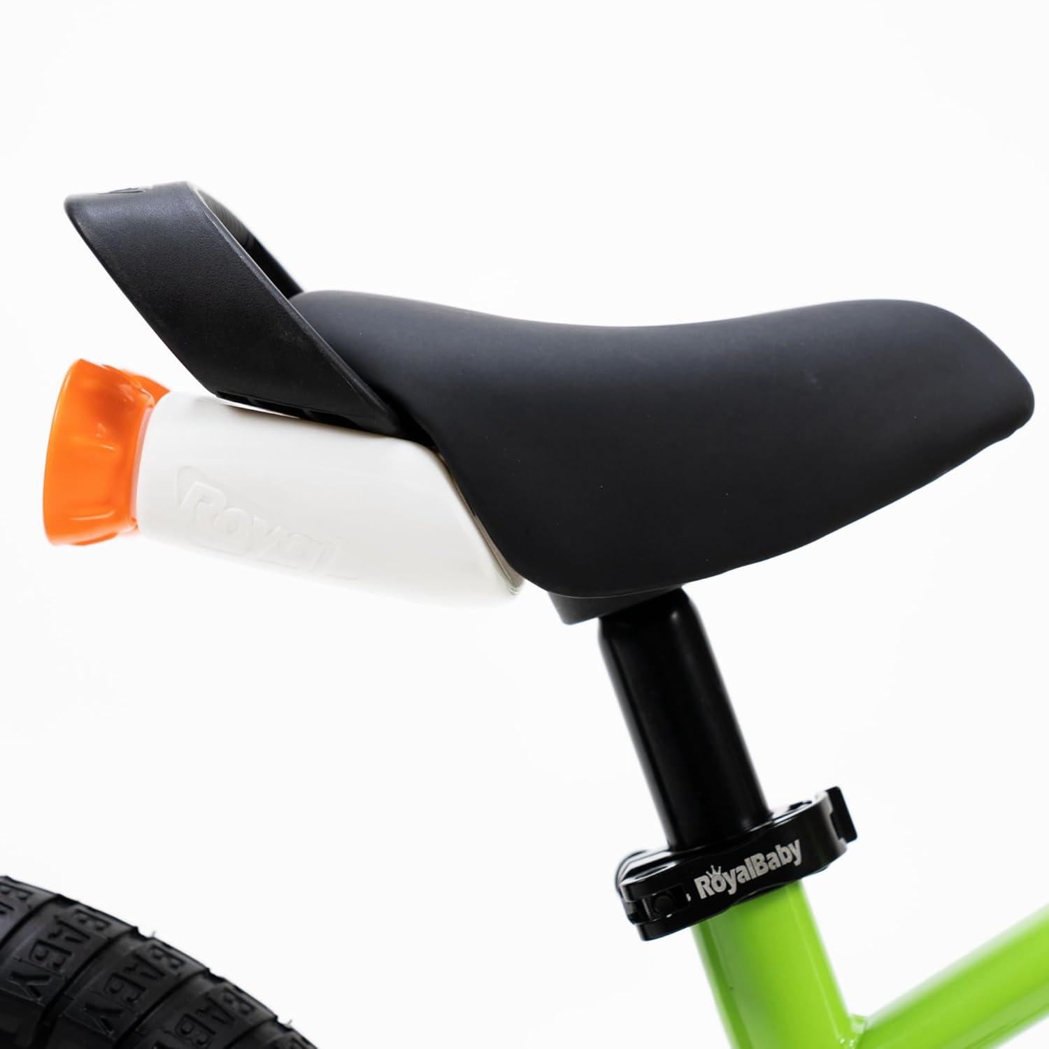 RoyalBaby Freestyle 18 Inch Kids Bike with Kickstand, Water Bottle and Holder, and Reflectors for Boys and Girls Ages 5 to 9, Orange