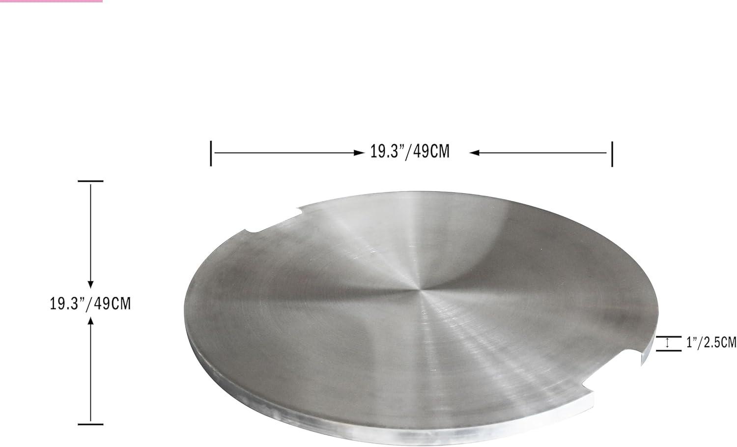 Elementi Stainless Steel Fire Table Lid