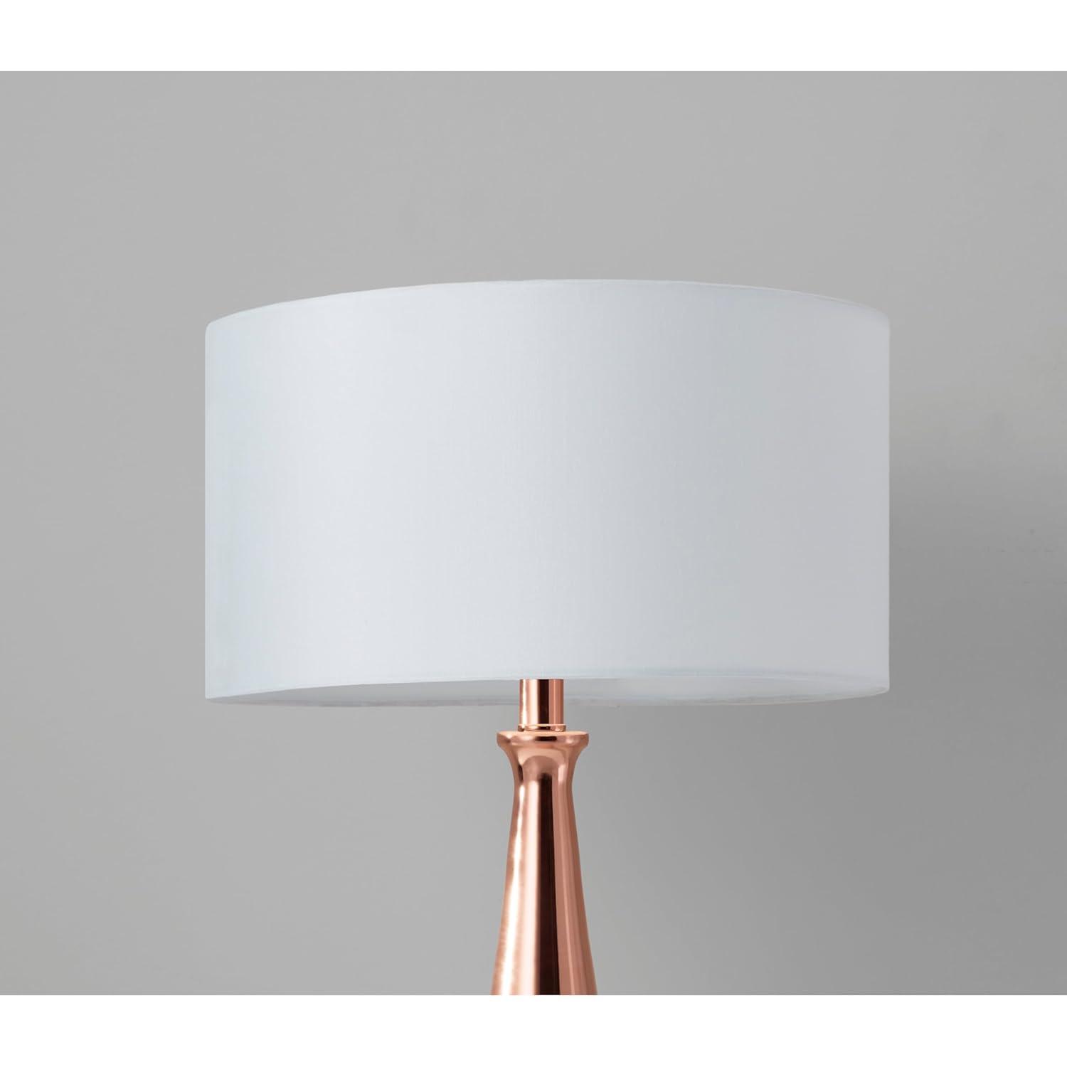 Adesso 1517-01 Linda 21.5" Table Lamp, Black, Smart Outlet Compatible