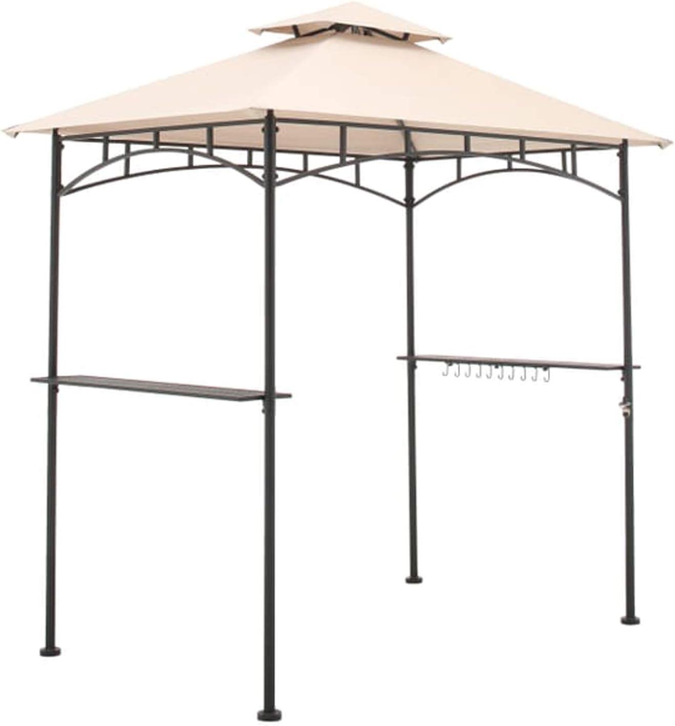 Beige Whisper Polyester Replacement Canopy for Grill Gazebo