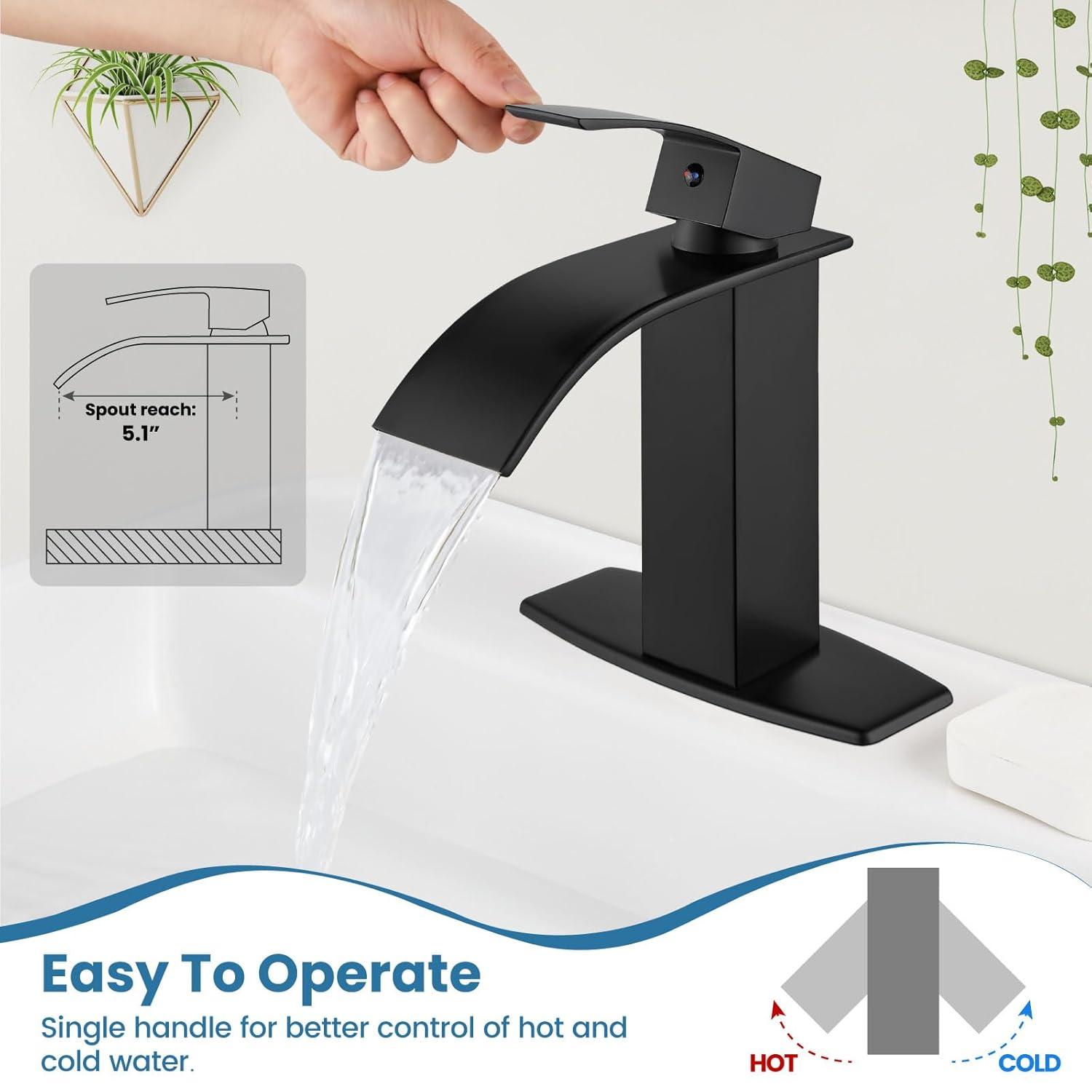 Single-Hole Single-handle Bathroom Faucet