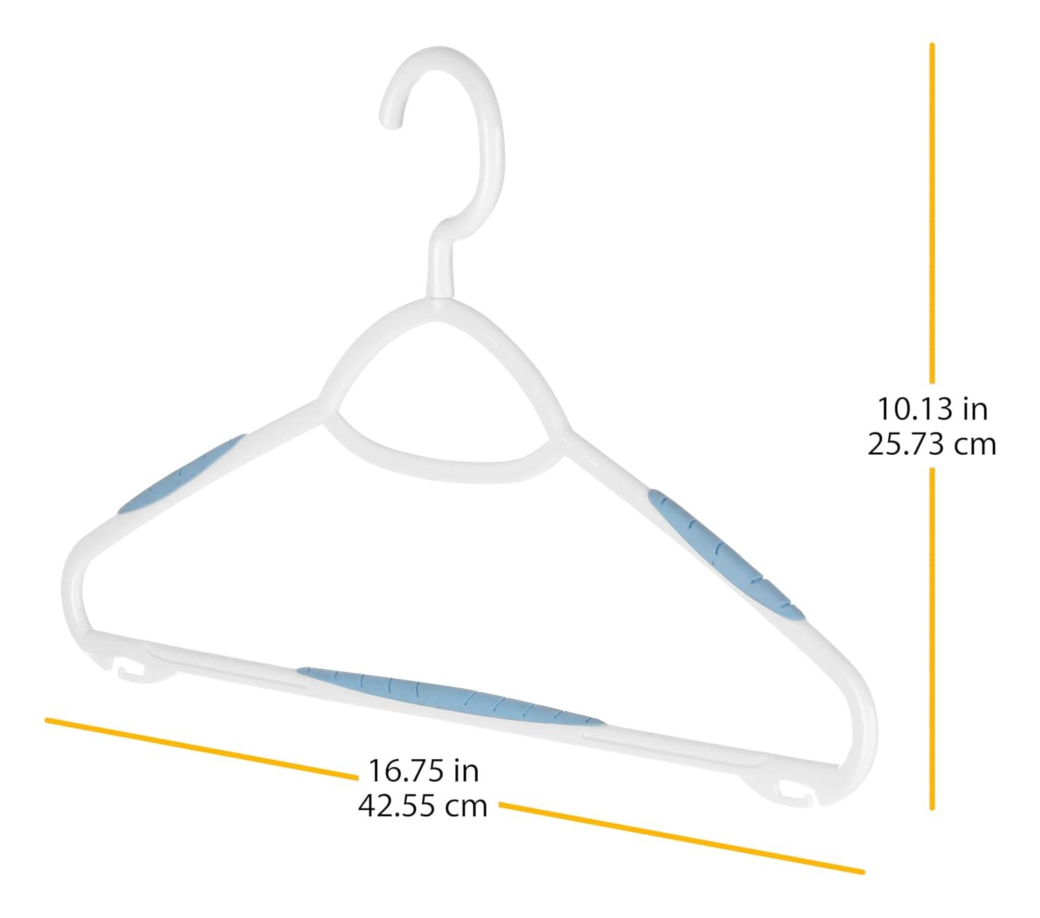 Whitmor Sure-Grip Plastic Hangers (Set of 5)