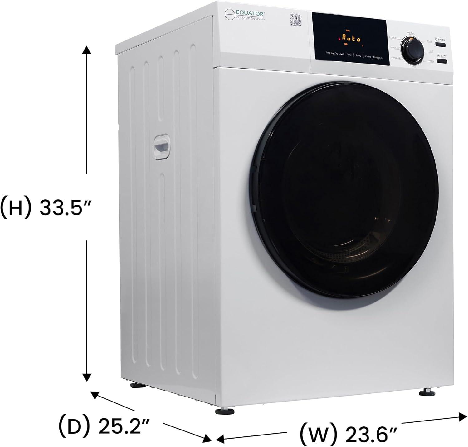 Equator 24" VENTED Sensor Dryer SANITIZE 4cf/18lbsTouch Control 110V DIGITAL