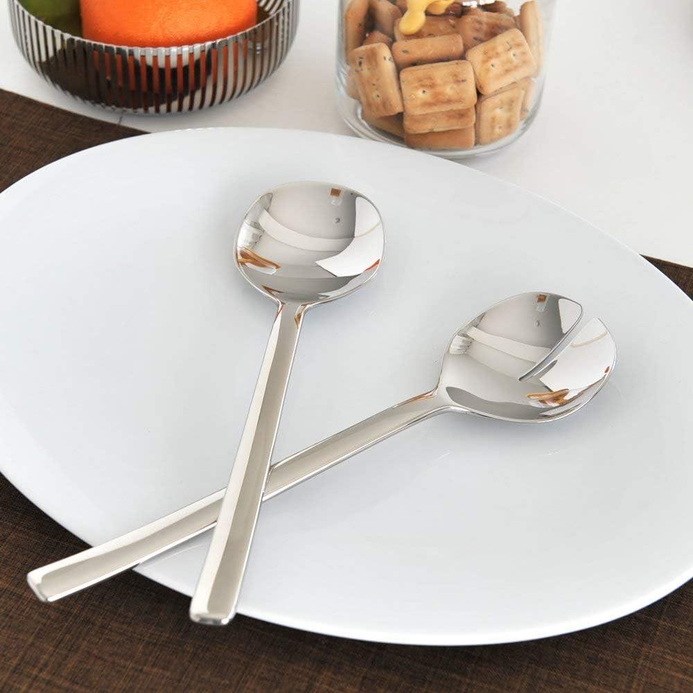 Ovale Stainless Steel Salad Serving Set