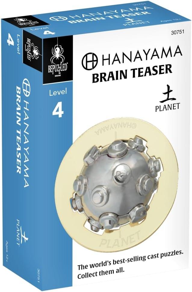 Bepuzzled Hanayama Level 4 Planet Cast Puzzle - 2pc