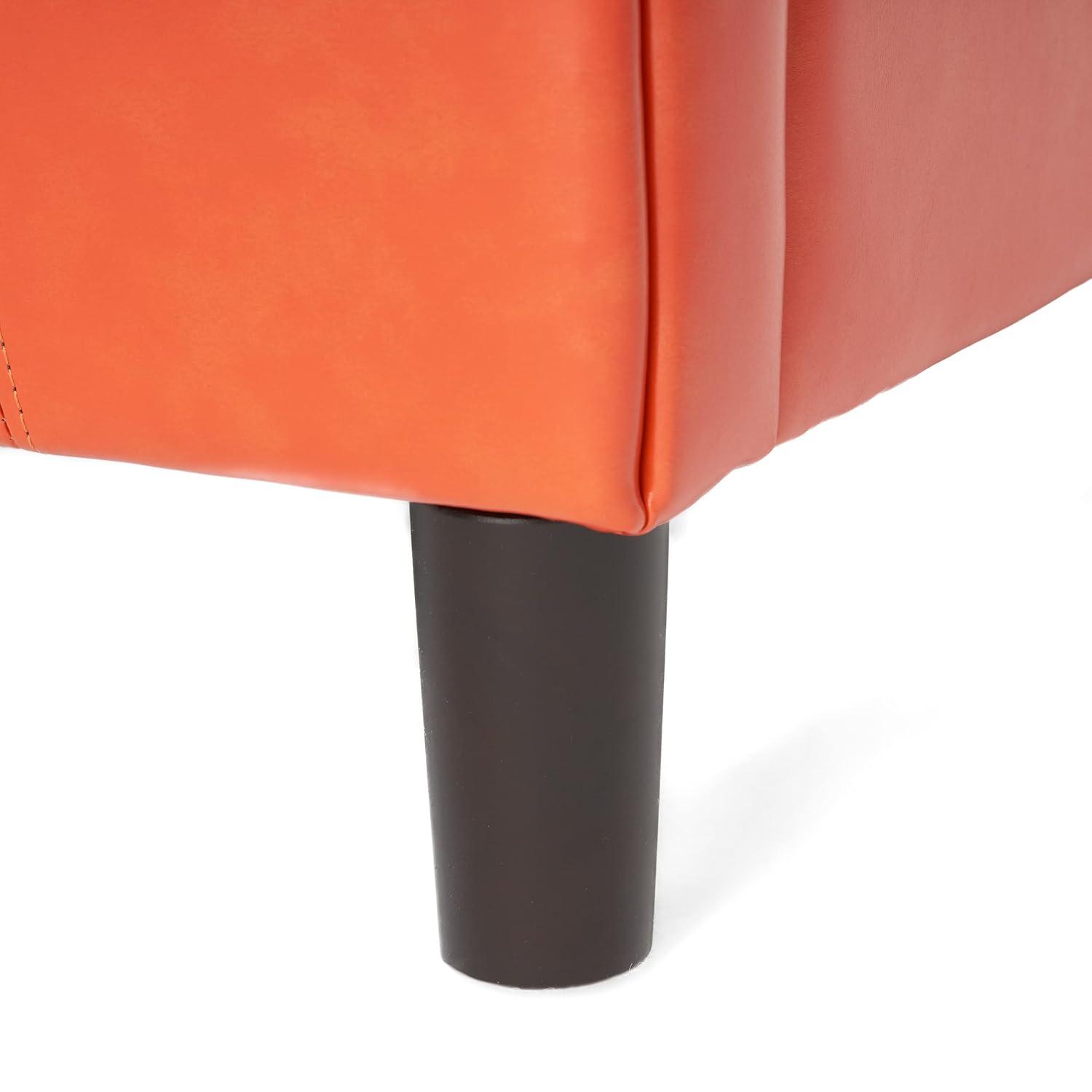 Napoli Club Chair Orange - Christopher Knight Home