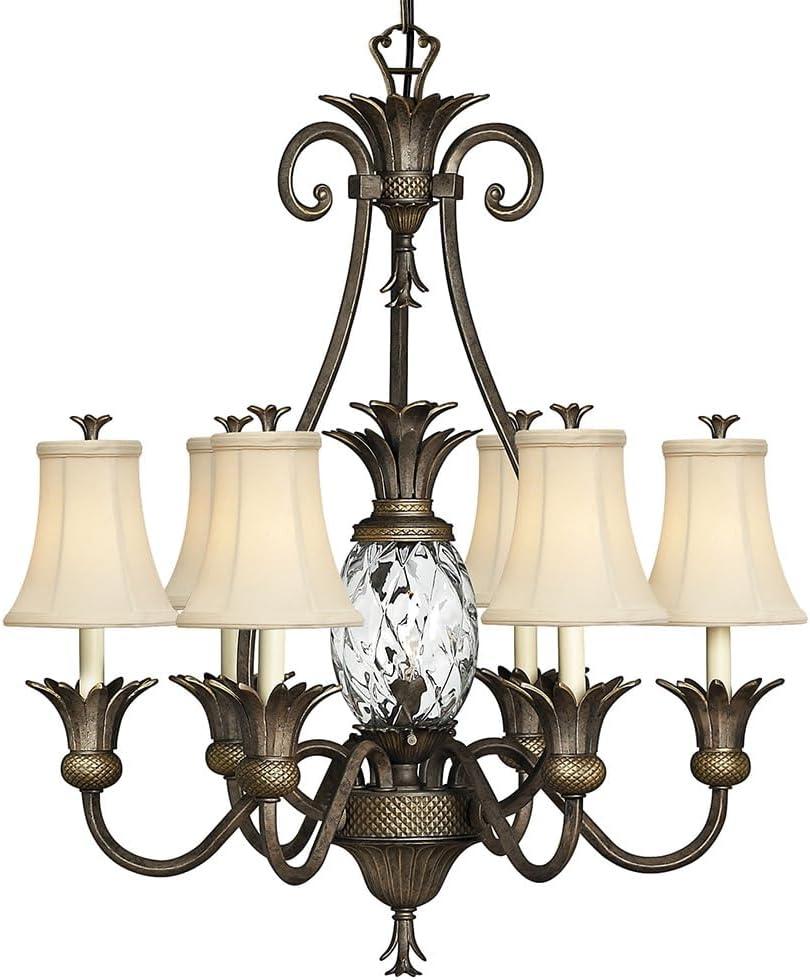 Hinkley Plantation 7-Light Pineapple Chandelier