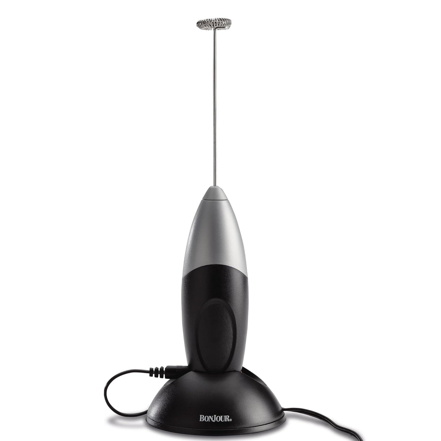 BonJour BonJour Rechargeable Hand-Held Beverage Manual Milk Frother