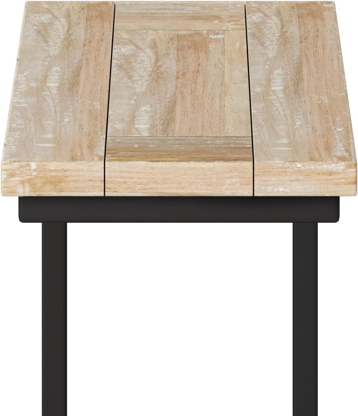 Simpli Home Skyler Solid Mango Wood C Side Table & Reviews | Wayfair