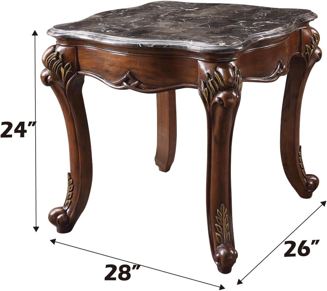 Cotner Marble Top End Table